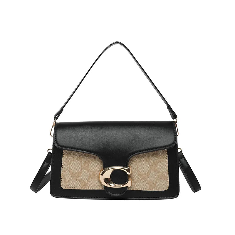 Niche Luxury Solid-Color Tote Bag 2026 New Arrival Fashionable Vintage Versatile Minimalist Crossbody Square Bag