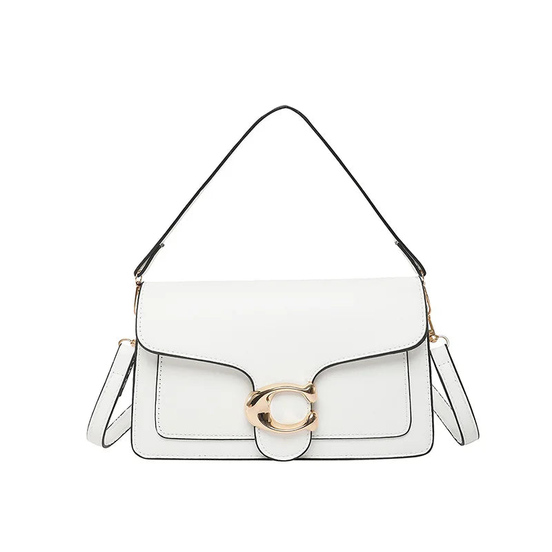 Niche Luxury Solid-Color Tote Bag 2026 New Arrival Fashionable Vintage Versatile Minimalist Crossbody Square Bag