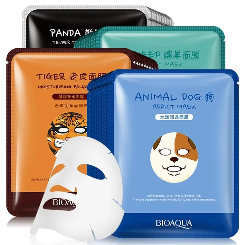 20Pcs Face Mask Sets Fresh Fruit Face Care Sheet Masks Hydrating Anti-aging Oil Control Acne Treatment Facial Mask Skin Care Set