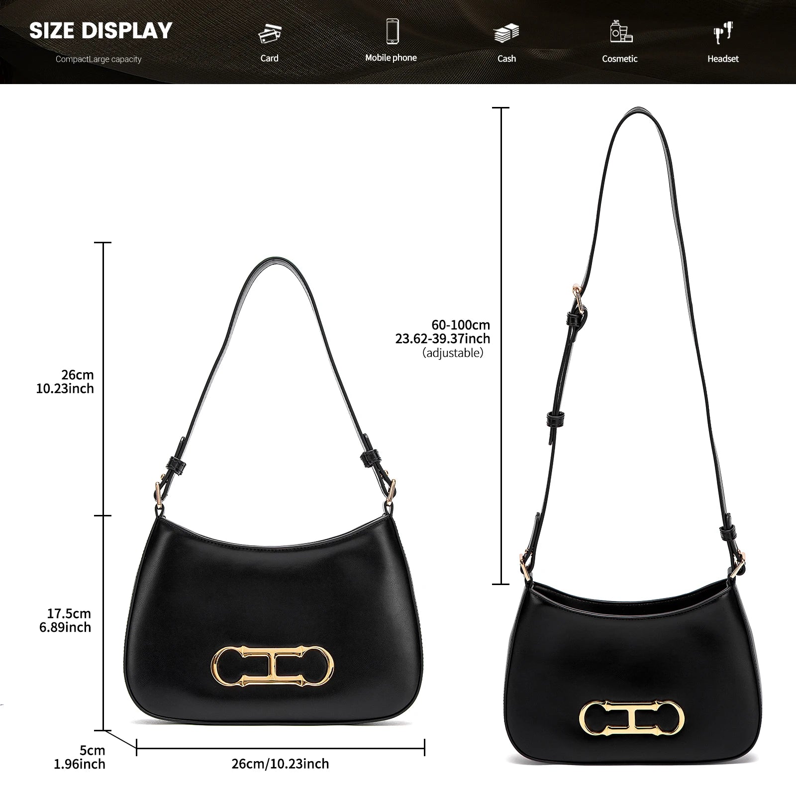 Classic Retro Shoulder Bag for Women