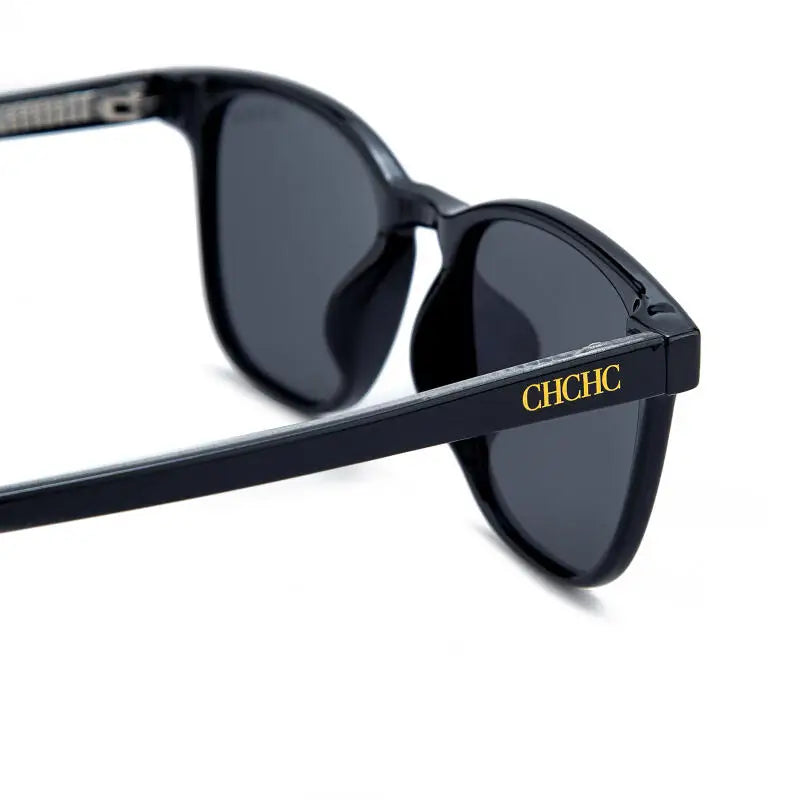 CH Minimalist Square Sunglasses Acetate Frame UV Protection Classic Unisex Design Full Set With Case Fashion Eyewear