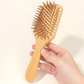 Bamboo Scalp Massage Hair Brush - Natural Wood Comb for Hair Growth and Scalp Health