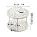 Rotating Makeup Brush Organizer - Desktop Cosmetics Storage Holder for Vanity