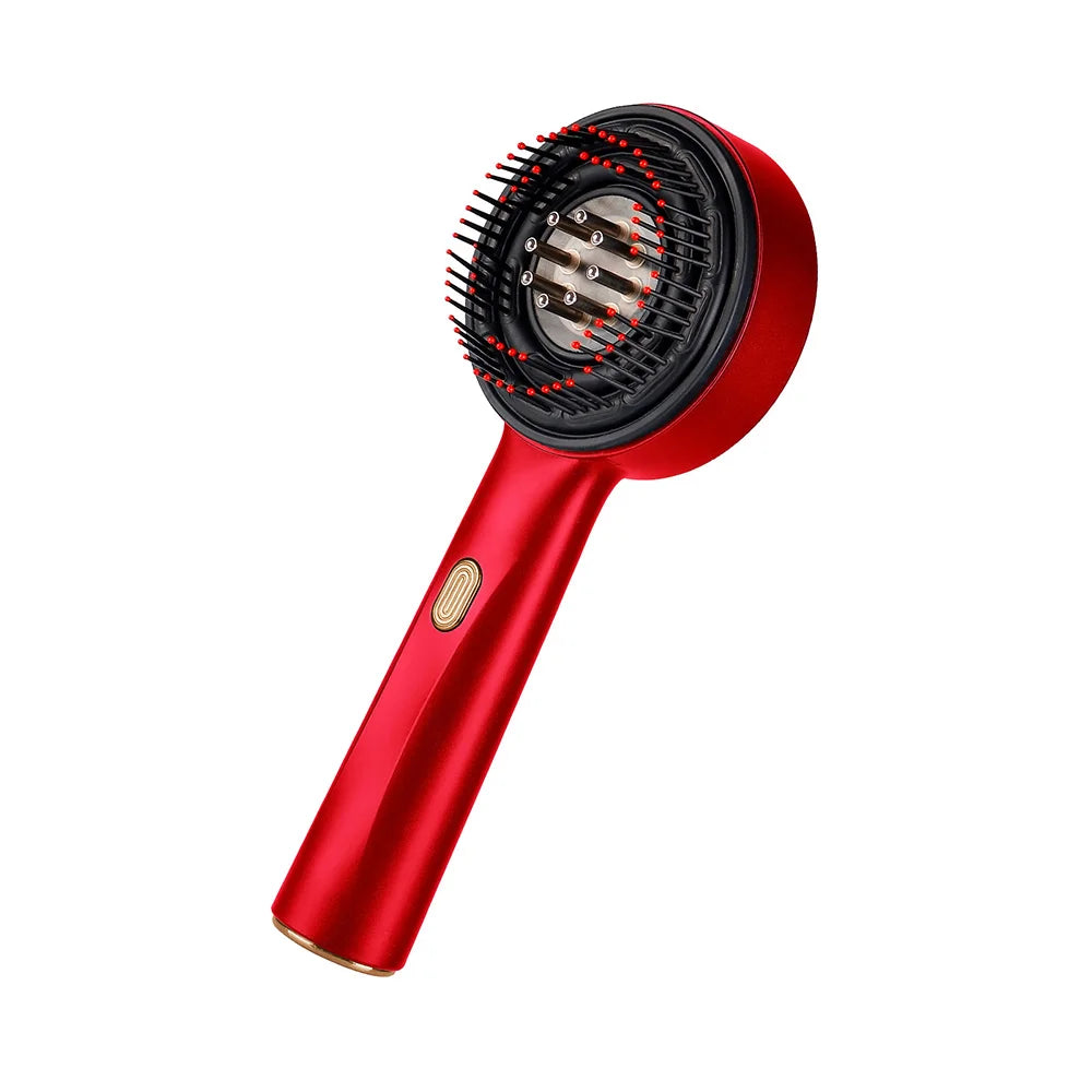 Electric Massage Comb Vibration Red Light Therapy Hair Growth Massage Scalp Massage Brush Anti Hair Loss Liquid Oil Applicator