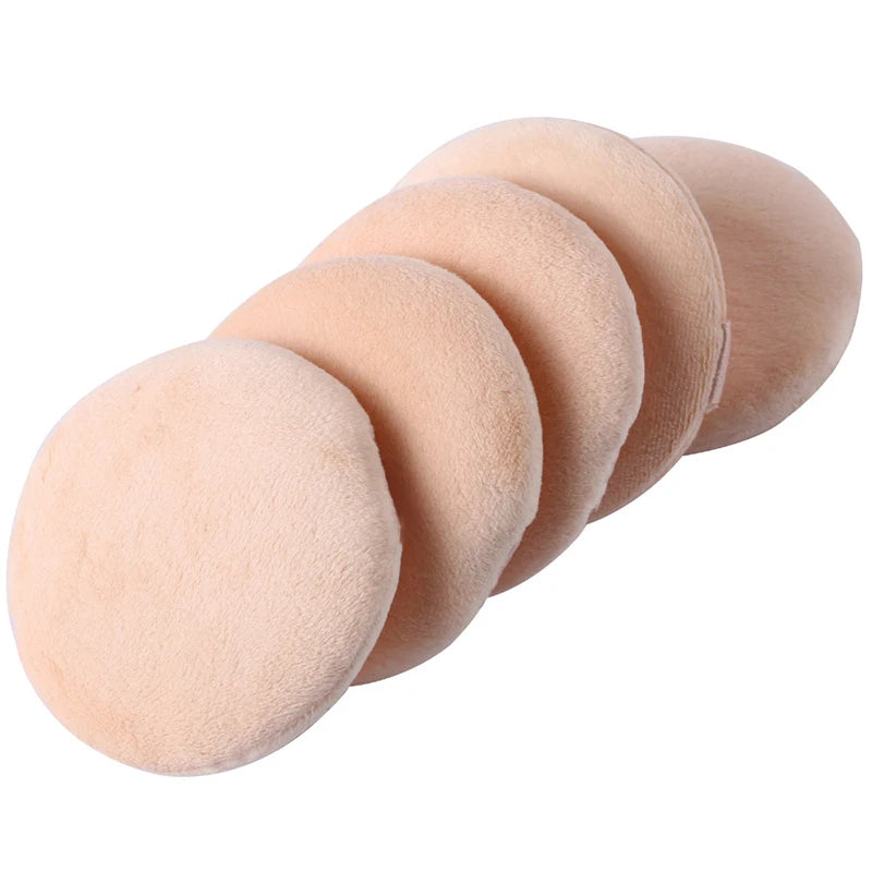Soft Makeup Puff Set - 5 Pack Round Foundation Powder Applicators