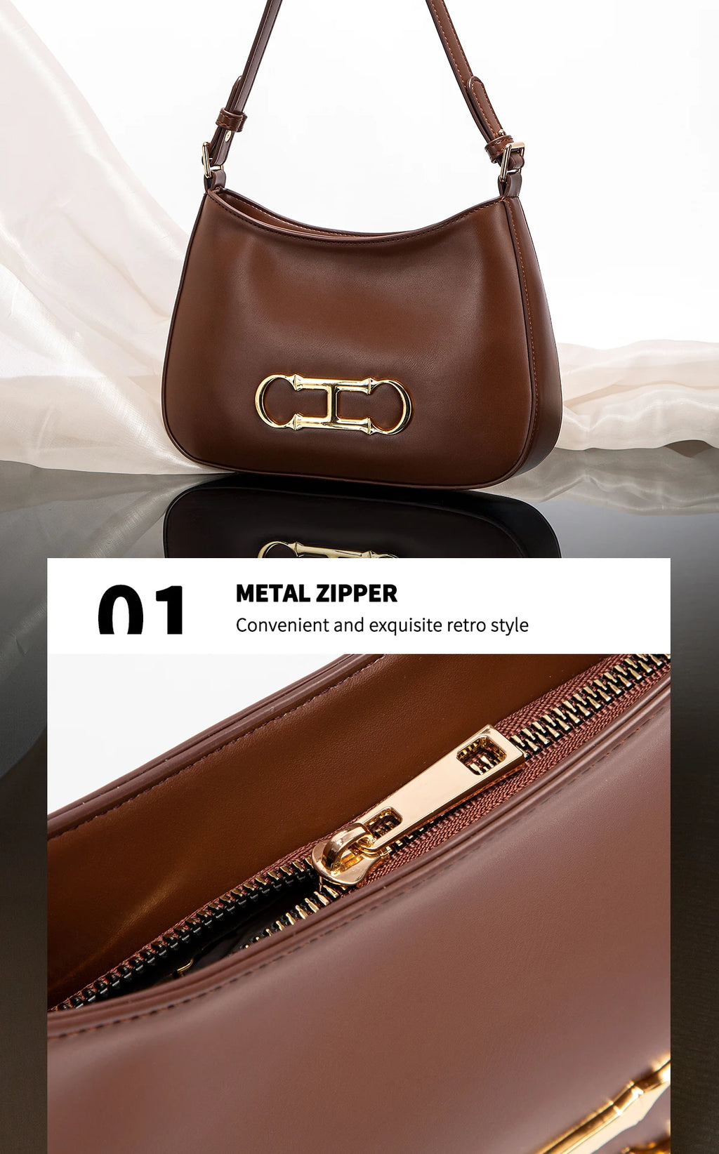 Classic Retro Shoulder Bag for Women