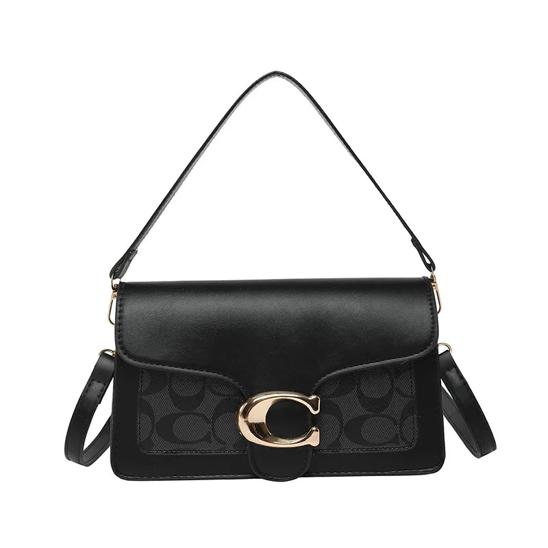 Niche Luxury Solid-Color Tote Bag 2026 New Arrival Fashionable Vintage Versatile Minimalist Crossbody Square Bag