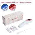 Red Light Therapy Hair Growth Massage Comb Electric Vibration Head Massager Scalp Massage Brush Hair Oil Liquid Applicator